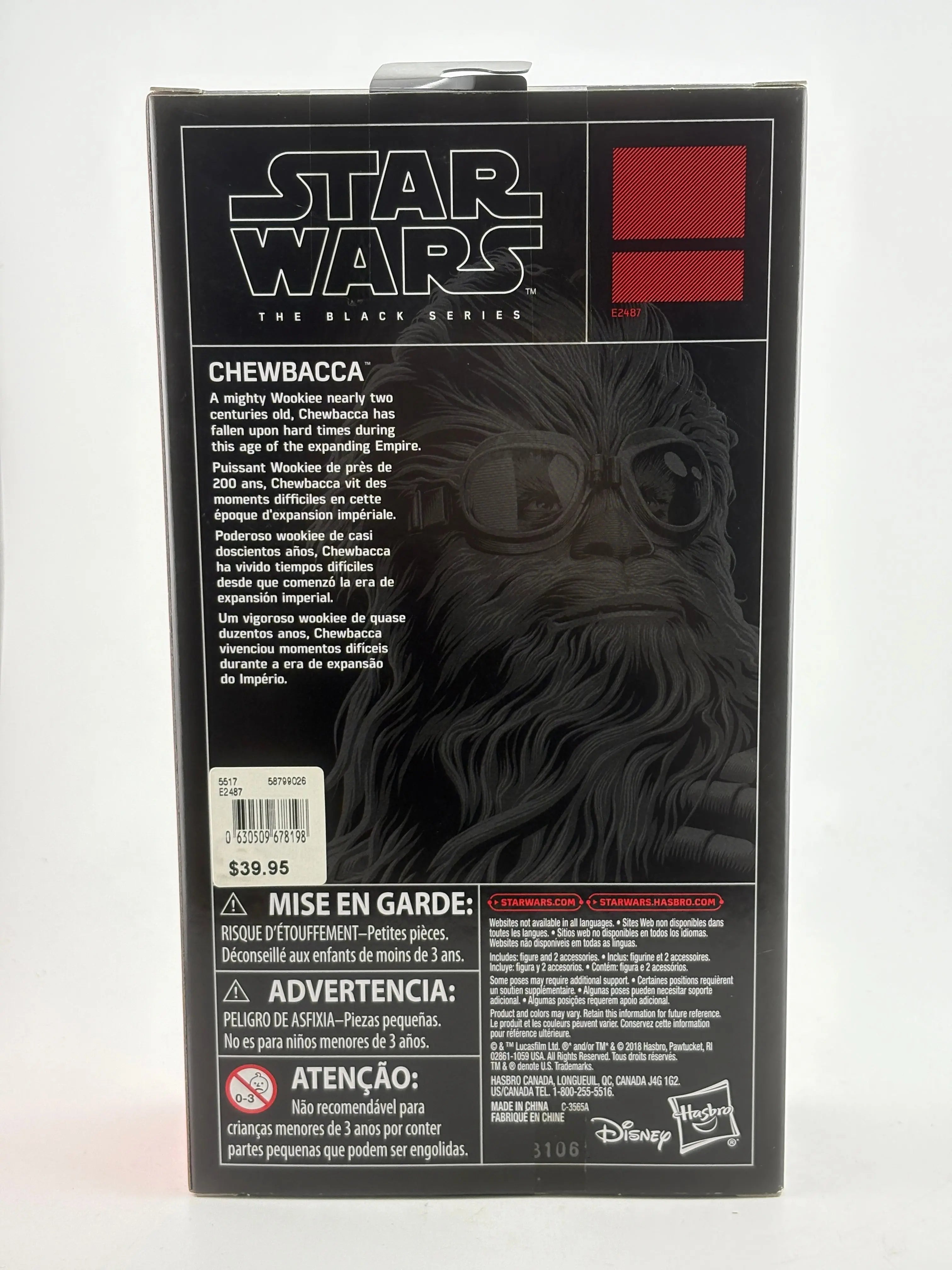Star Wars The Black Series - Chewbacca Figure Sealed New FRENLY BRICKS - Open 7 Days